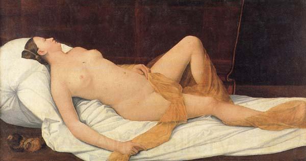 LICINIO, Bernardino Reclining Female Nude Spain oil painting art